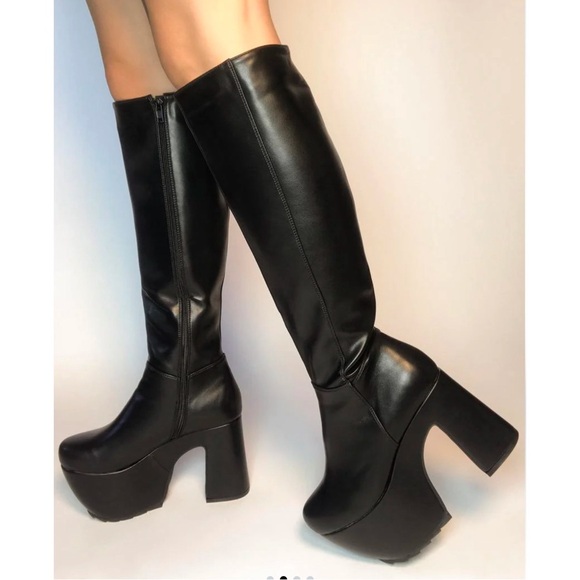 GOTTA LEVEL UP KNEE HIGH BOOTS - Picture 2 of 12